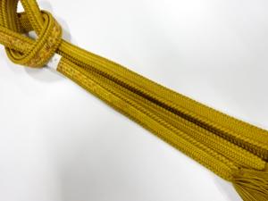 未使用品　正絹　撚り房　手組み帯締め